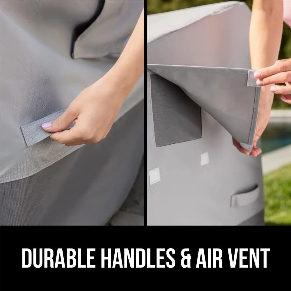 GORILLA GRIP Waterproof Large Outdoor Sofa Cover, 90 Inch, Adjustable Furniture Cover Sets for Winter, Keep Cushions Dry, Protects from Sun, Snow, Rain, Windproof, UV Coated, 1 Pack