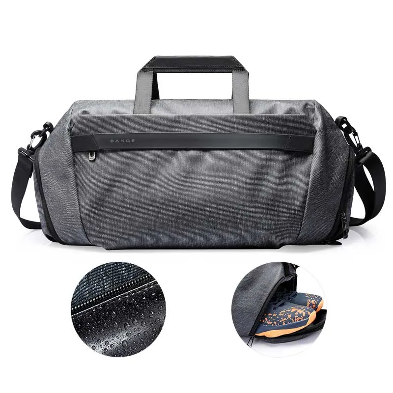 Grey Skye Sports Duffle Gym Bag