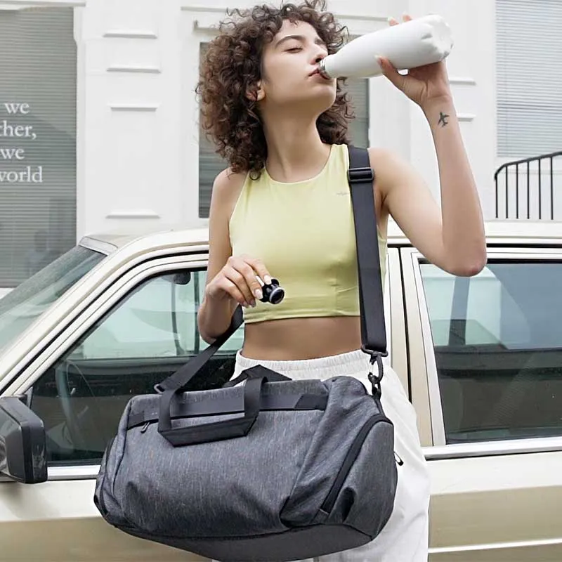 Grey Skye Sports Duffle Gym Bag