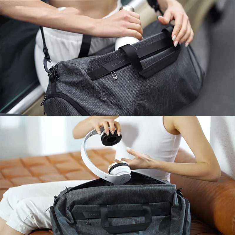 Grey Skye Sports Duffle Gym Bag