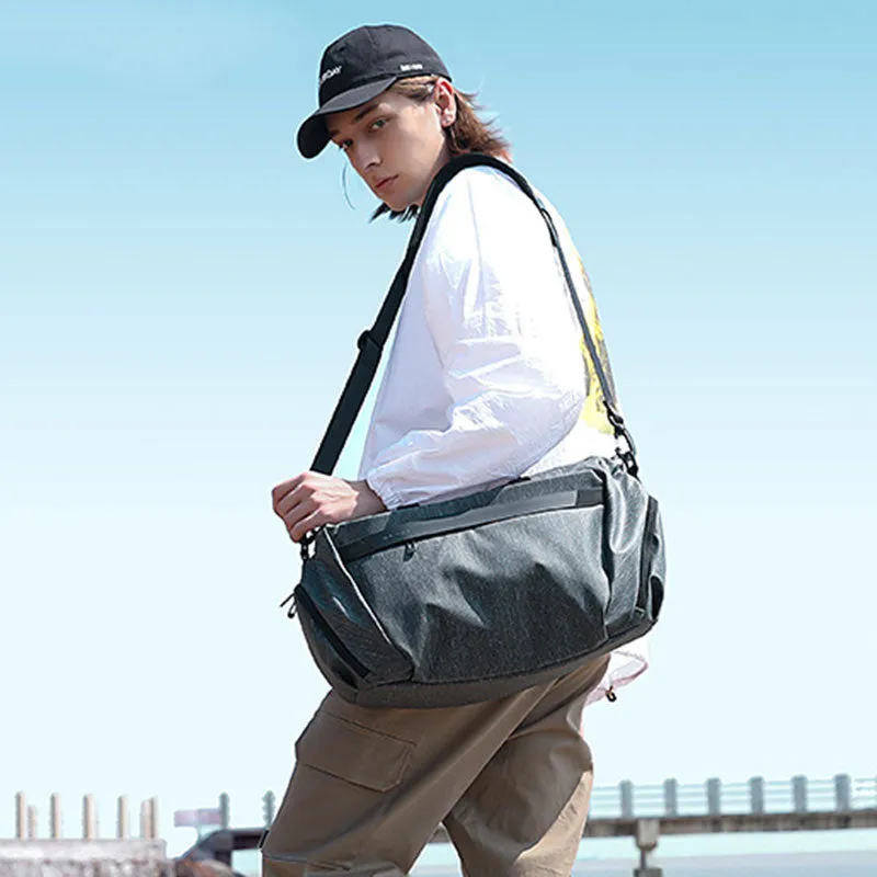 Grey Skye Sports Duffle Gym Bag