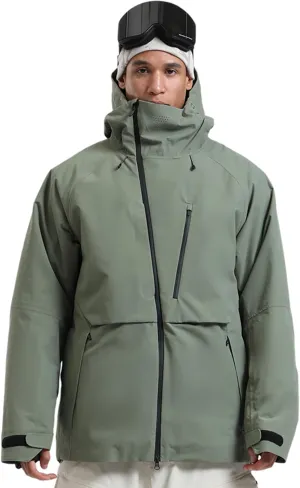 GSOU SNOW Men's Ski Jacket Women Waterproof Snowboard Coat Winter Snow Insulated Windproof Jacket