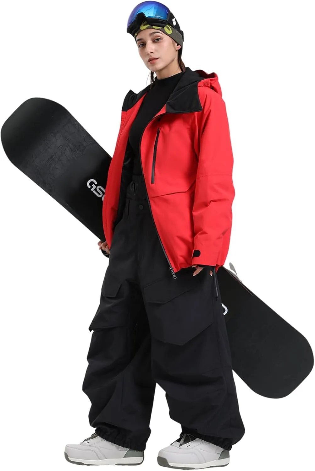 GSOU SNOW Men's Ski Jacket Women Waterproof Snowboard Coat Winter Snow Insulated Windproof Jacket