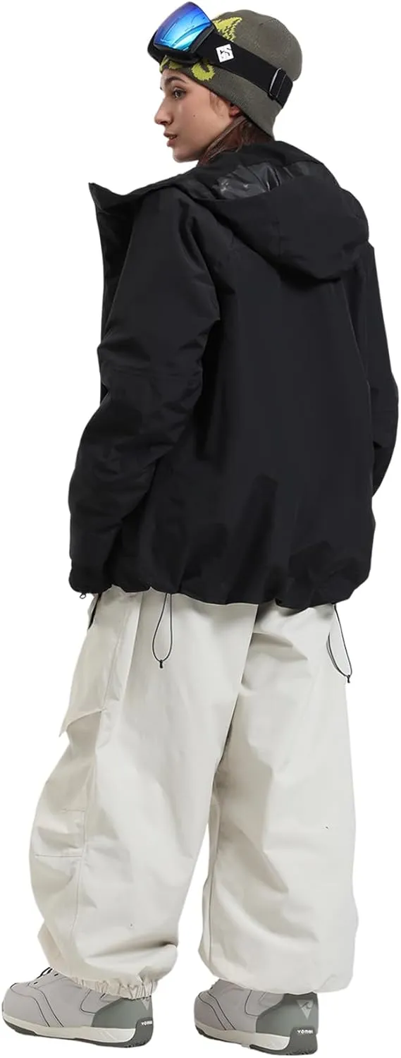 GSOU SNOW Men's Ski Jacket Women Waterproof Snowboard Coat Winter Snow Insulated Windproof Jacket