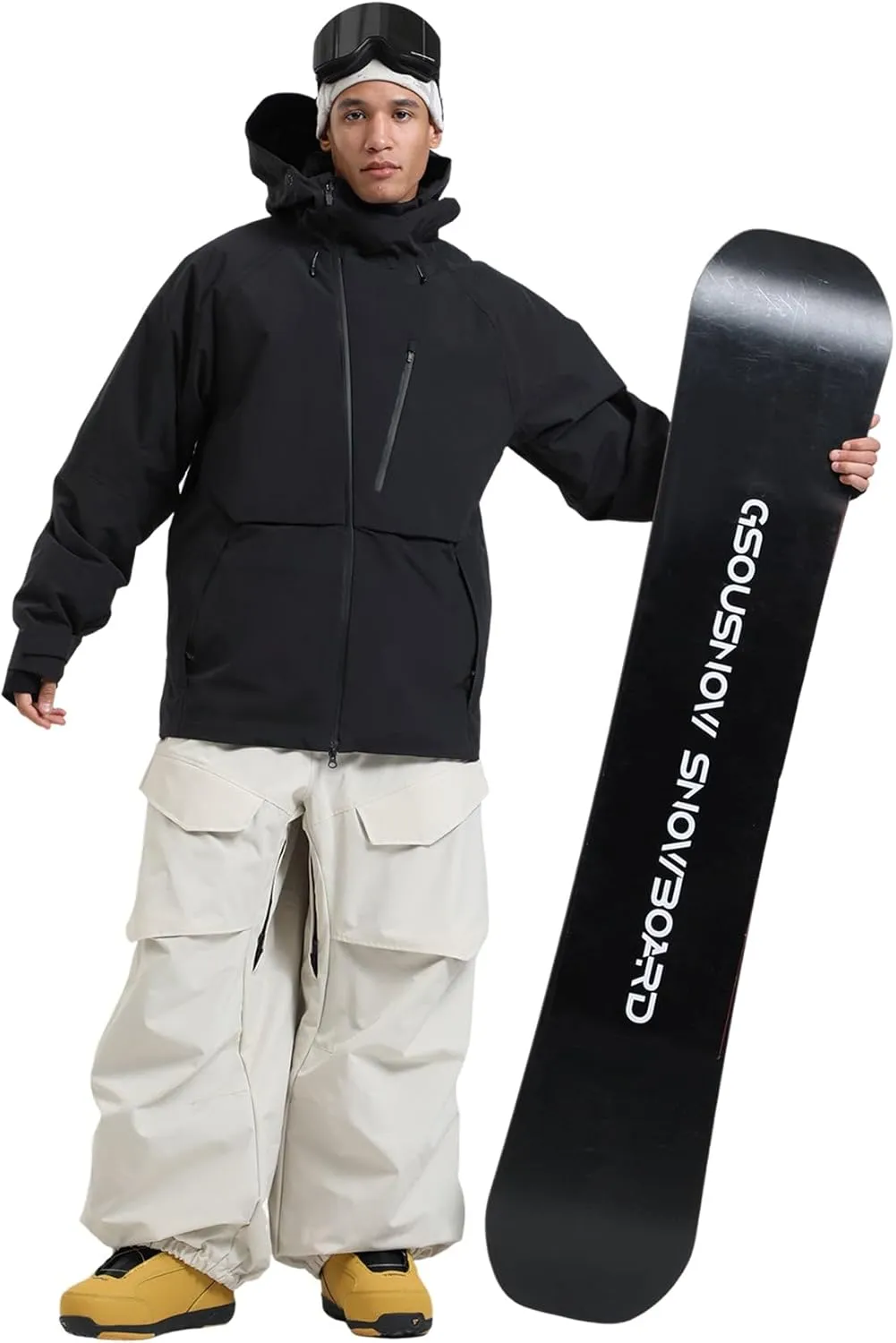 GSOU SNOW Men's Ski Jacket Women Waterproof Snowboard Coat Winter Snow Insulated Windproof Jacket