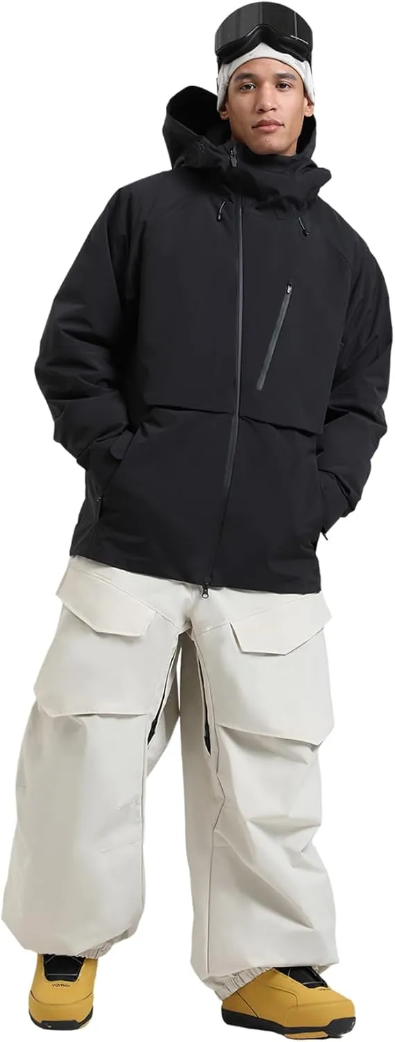 GSOU SNOW Men's Ski Jacket Women Waterproof Snowboard Coat Winter Snow Insulated Windproof Jacket