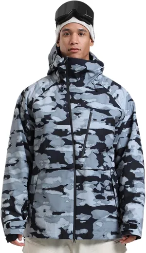 GSOU SNOW Men's Ski Jacket Women Waterproof Snowboard Coat Winter Snow Insulated Windproof Jacket
