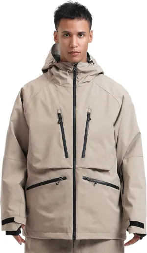 GSOU SNOW Mens Snowboard Jacket Womens Ski Coat Waterproof Insulated Snow Coat Winter Hooded Mountain Jackets