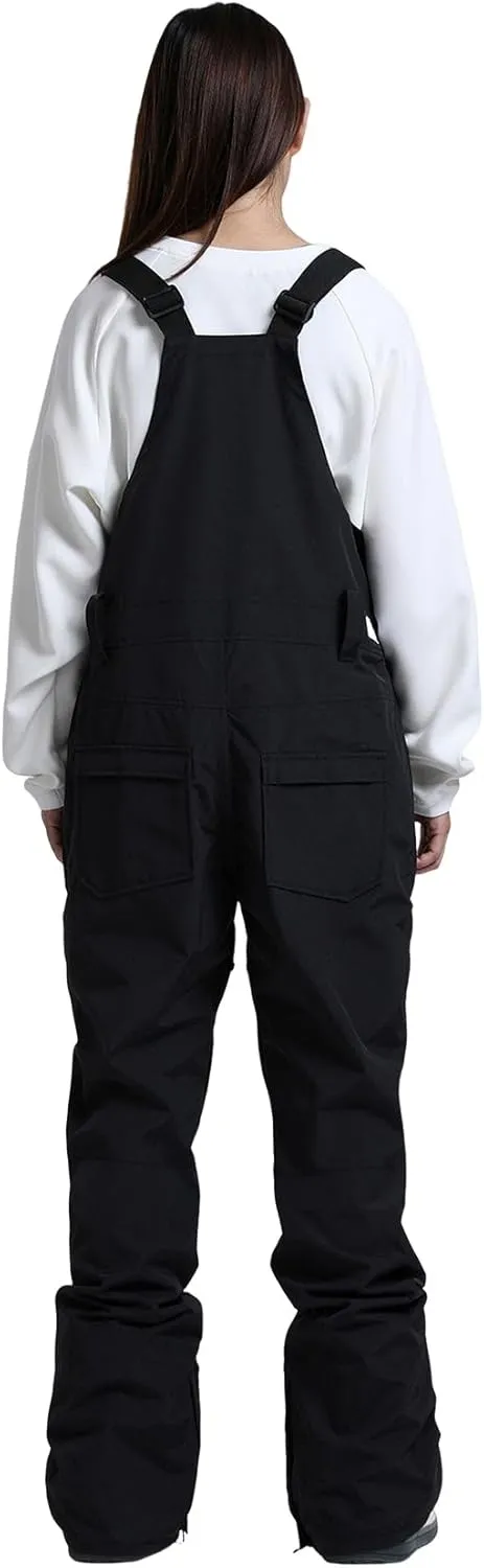 GSOU SNOW Womens Ski Bibs Snowboard Pants Snow Overalls Waterproof Windproof Winter Outdoor Sports
