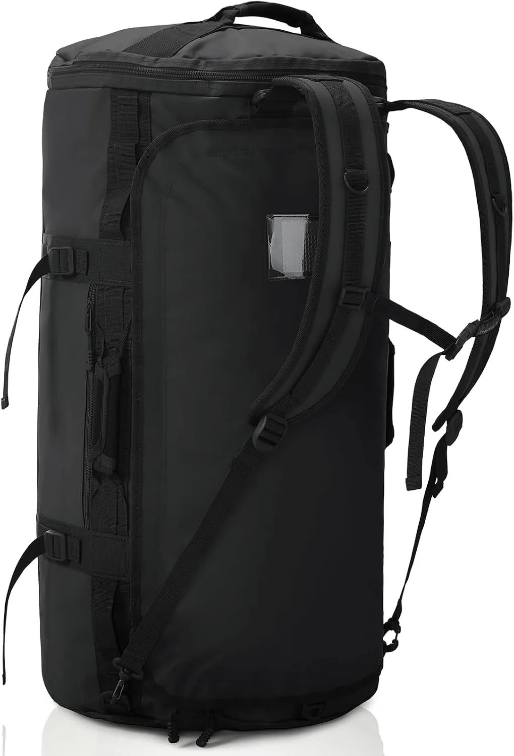 Haimont Large Duffle Backpack Bag for Men, Travel Duffel with Backpack Straps, Heavy Duty Bag with Shoe Separation, 90L Black