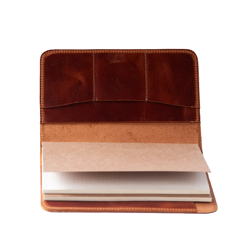 Handcrafted Leather Travelers Notebook Pro Journal
