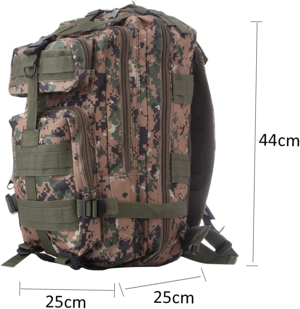 Happyyami 2pcs Backpack Camouflage Backpack Hiking Bag