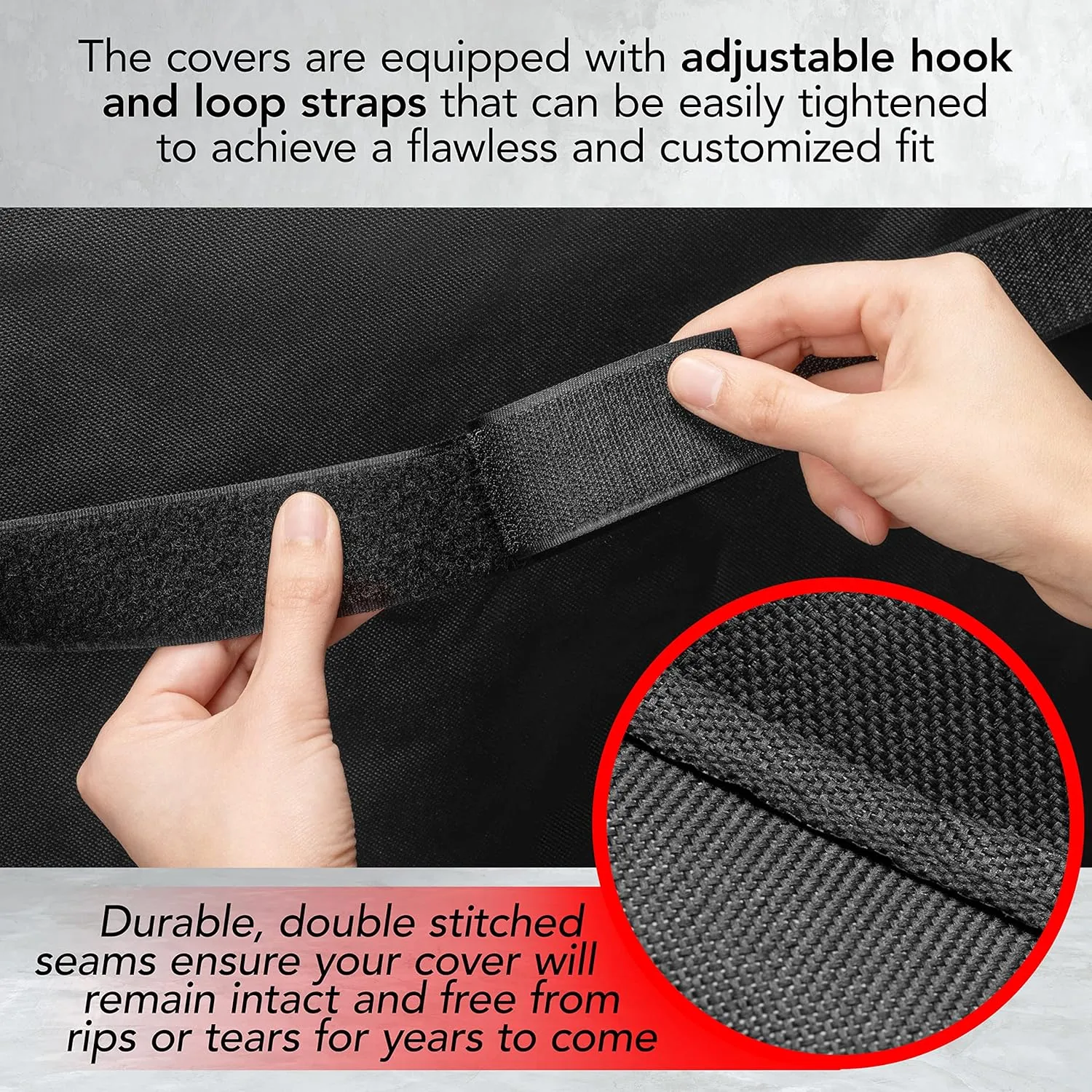 Heavy Duty Smoker Cover for Outdoor Grill – Fits Popular Smoker Brands & Pro 575 Series Grills – Waterproof, Weather Resistant, UV & Fade Resistant with Adjustable Straps – Black