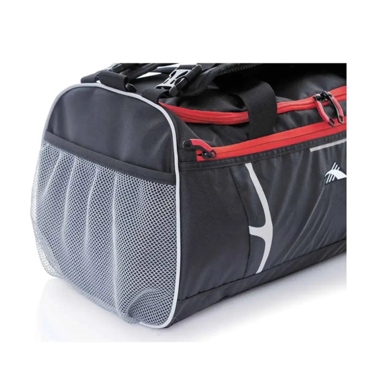 High Sierra Composite 2 in 1 Duffle (with Detachable Backpack Straps) - Black