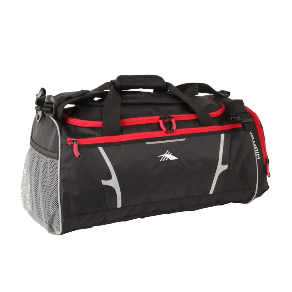 High Sierra Composite 2 in 1 Duffle (with Detachable Backpack Straps) - Black