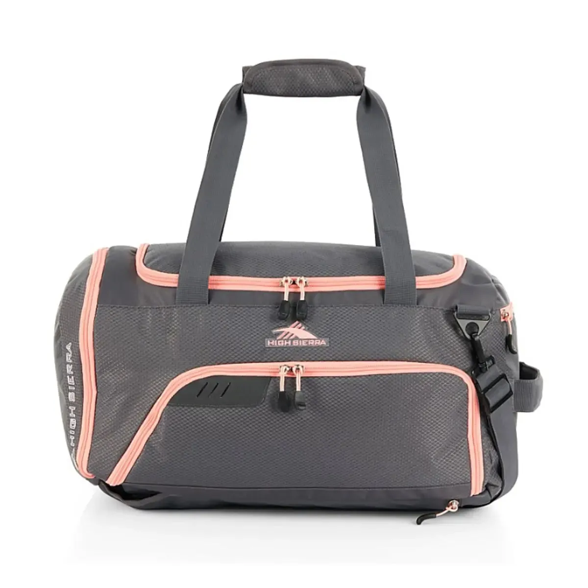 High Sierra Convertible Sports Backpack / Duffle - Grey / Pink