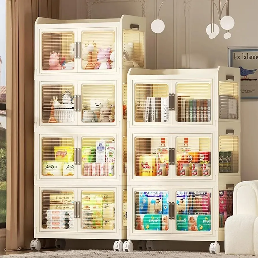 Home Multi-layer Storage Shelf Rack, Cabinet Organizer for Kitchen, Bedroom, Stackable Organizer Wardrobe