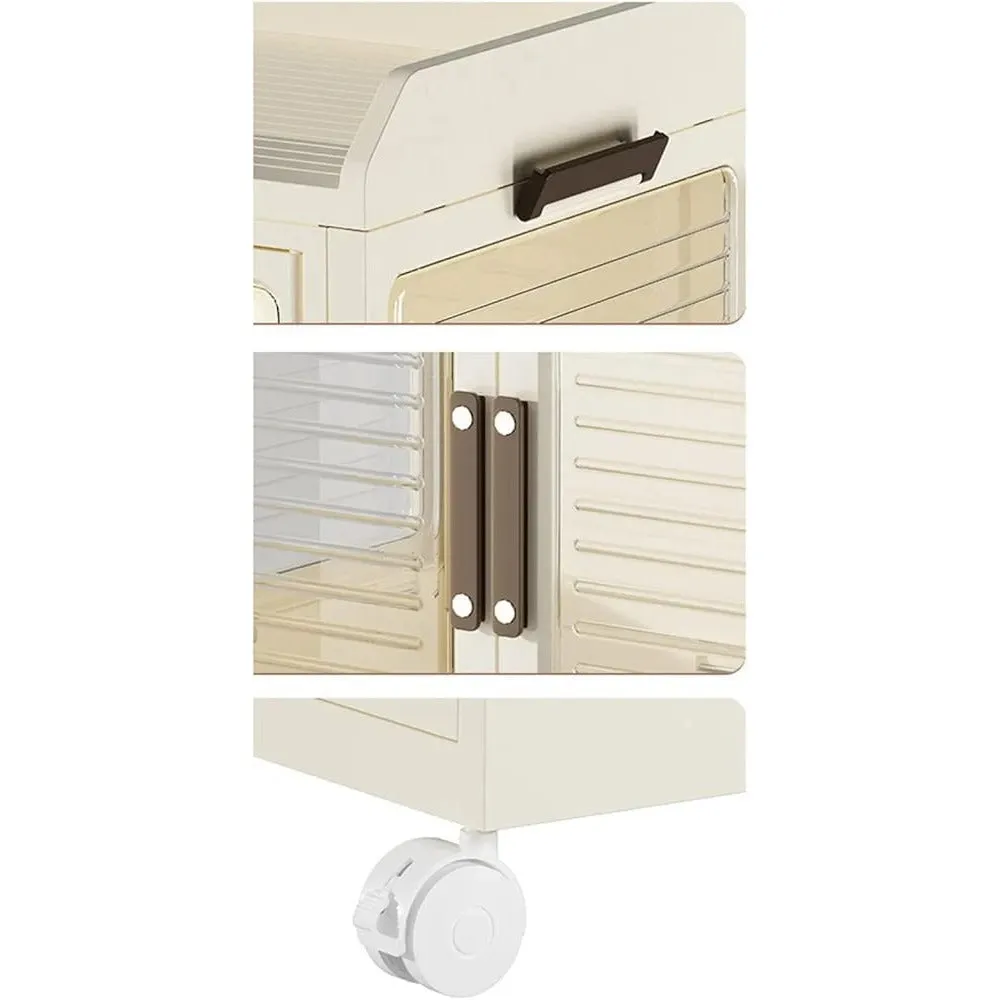 Home Multi-layer Storage Shelf Rack, Cabinet Organizer for Kitchen, Bedroom, Stackable Organizer Wardrobe
