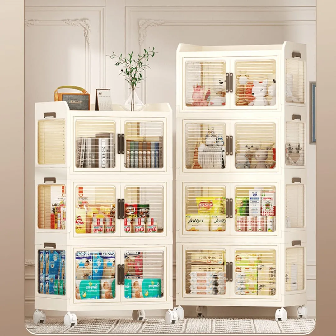 Home Multi-layer Storage Shelf Rack, Cabinet Organizer for Kitchen, Bedroom, Stackable Organizer Wardrobe