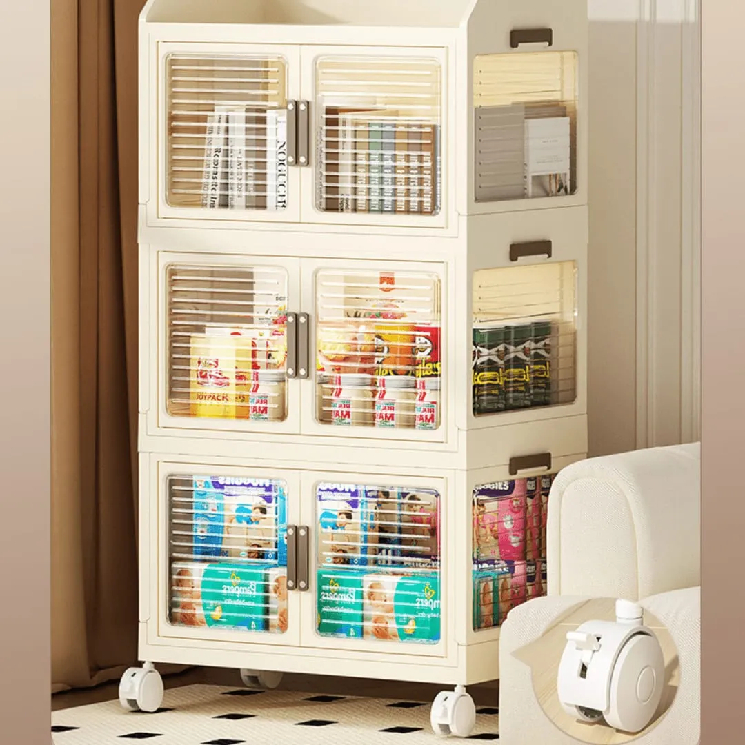 Home Multi-layer Storage Shelf Rack, Cabinet Organizer for Kitchen, Bedroom, Stackable Organizer Wardrobe