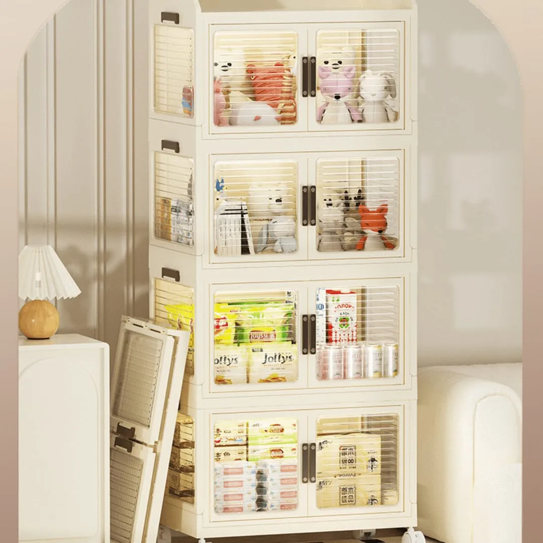 Home Multi-layer Storage Shelf Rack, Cabinet Organizer for Kitchen, Bedroom, Stackable Organizer Wardrobe