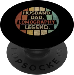 Husband Dad Lomography Legend Vintage PopSockets Swappable PopGrip