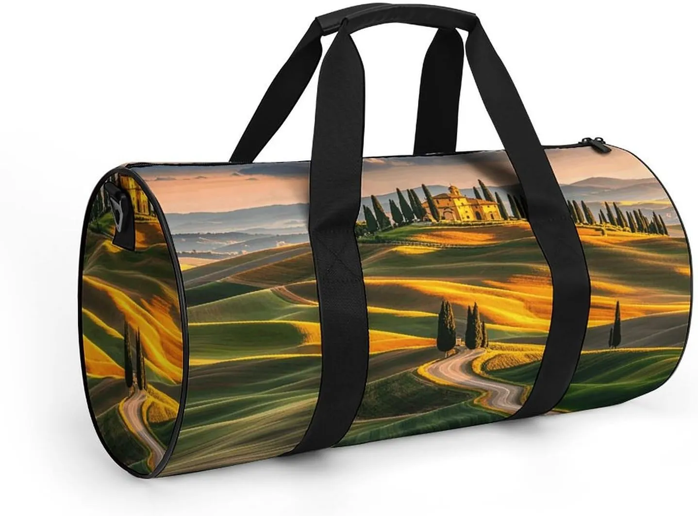 Italy-Tuscan Gym Bag Small Travel Duffle Bag with Compartment Carry On Weekender Bag for Women Men
