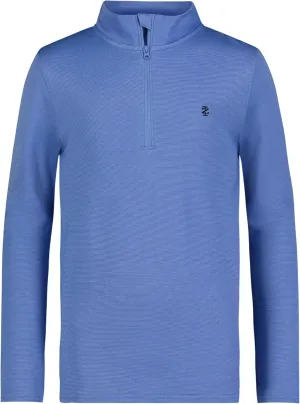 IZOD Boys' Long Sleeve Quarter Zip Pullover, Lightweight Fleece