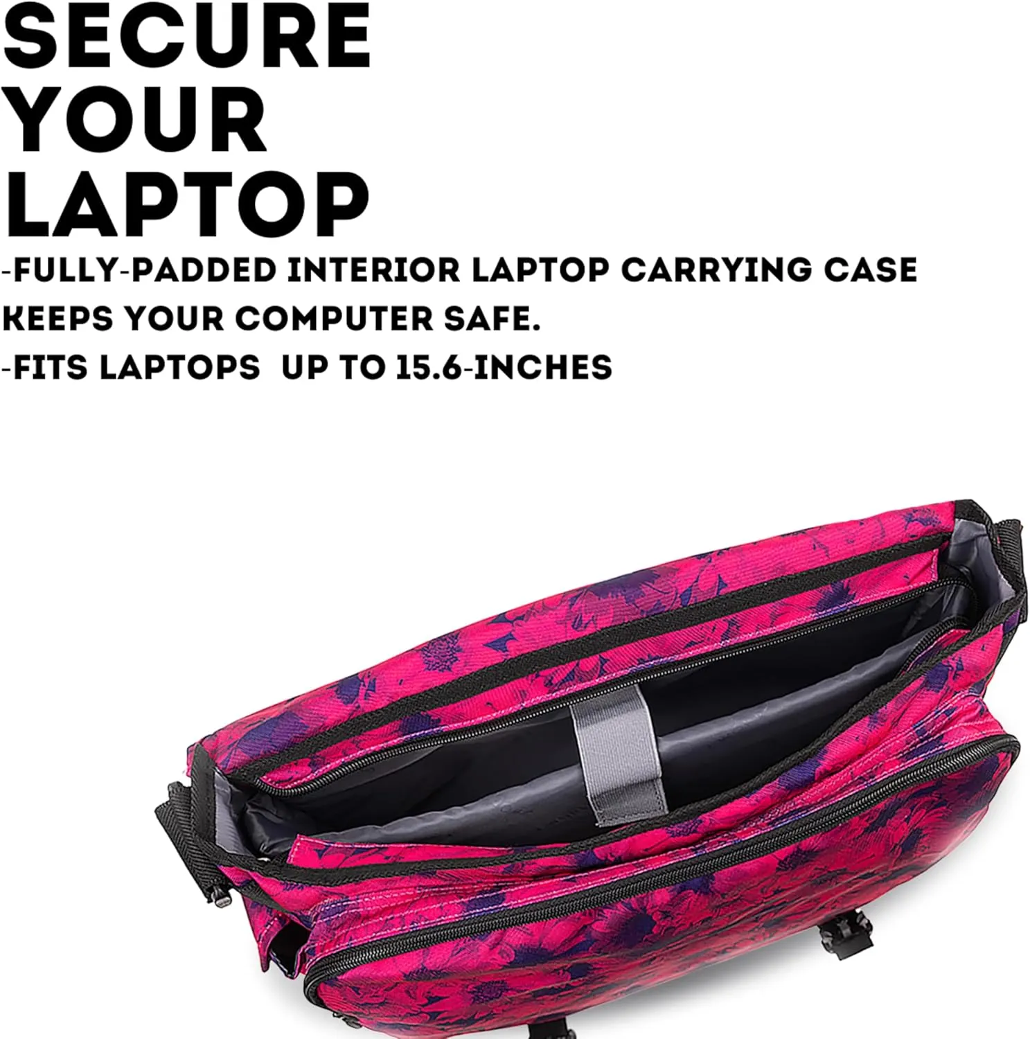 J World New York Thomas Laptop Messenger Bag for Women & Men. Kids Computer Bookbag