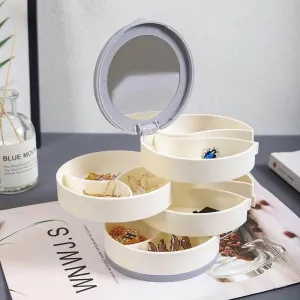 Jewelry Organizer - Multi-Layer Rotating Storage Solutions