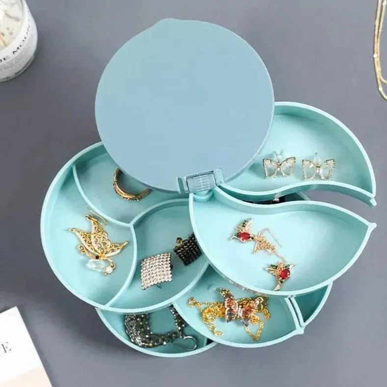 Jewelry Organizer - Multi-Layer Rotating Storage Solutions