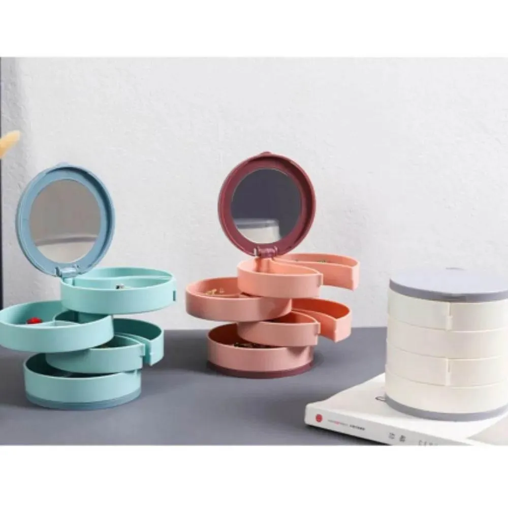 Jewelry Organizer - Multi-Layer Rotating Storage Solutions