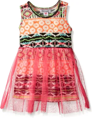 Kensie Girls' Casual Dress (More Styles Available), 1017 Multi, 7