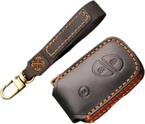 Key case 3 Buttons Car Key Fob Case Cover Bag Fit for Lexus RX350 ES350 IS250 GX460 LX570 IS350 GS430 Black Leather Car Key Shell