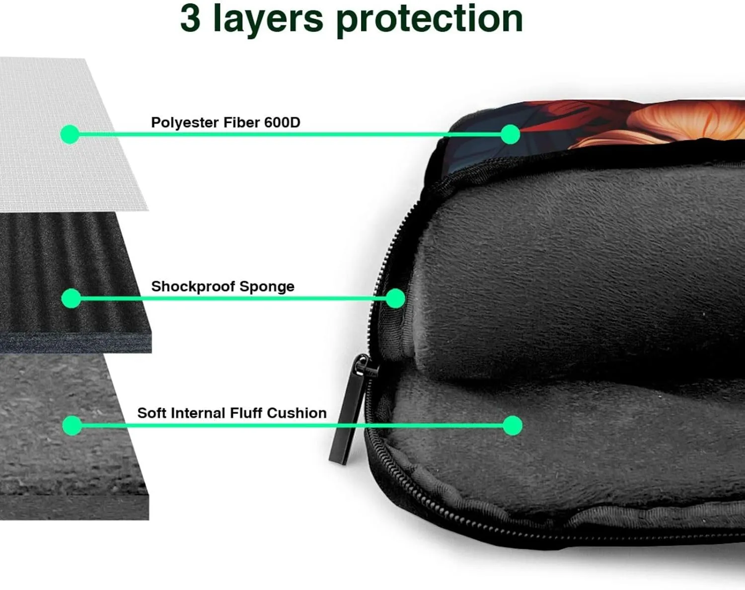 KHiry Laptop Shoulder Bag Laptop Bag Computer Bag Color Tropic Messenger Bag for Unisex