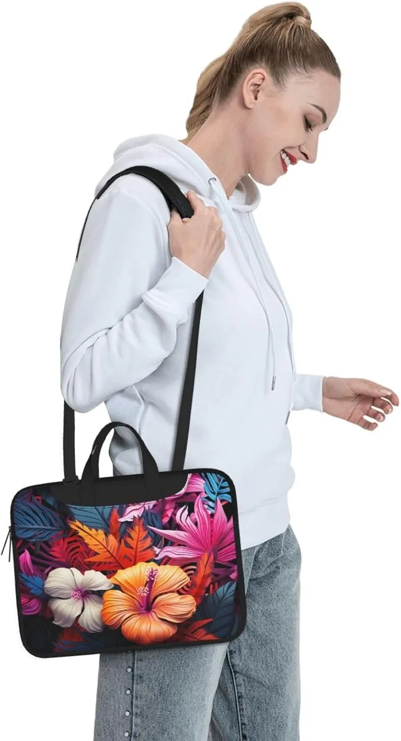 KHiry Laptop Shoulder Bag Laptop Bag Computer Bag Color Tropic Messenger Bag for Unisex
