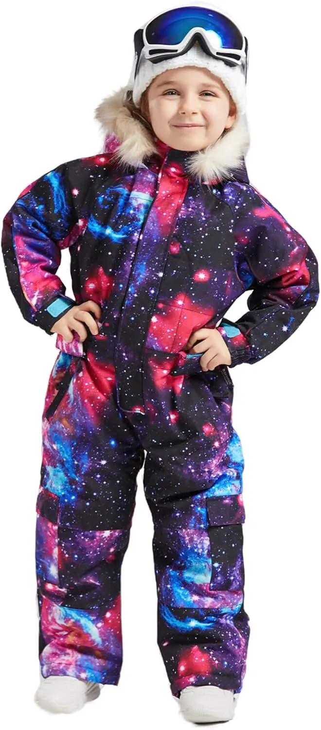 Kid's Baby One Piece Snowsuits Overalls Ski Suits Jackets Coats Jumpsuits Winter Outdoor Waterproof Snowboarding