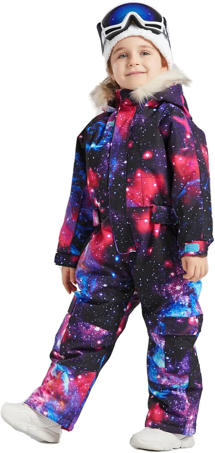 Kid's Baby One Piece Snowsuits Overalls Ski Suits Jackets Coats Jumpsuits Winter Outdoor Waterproof Snowboarding
