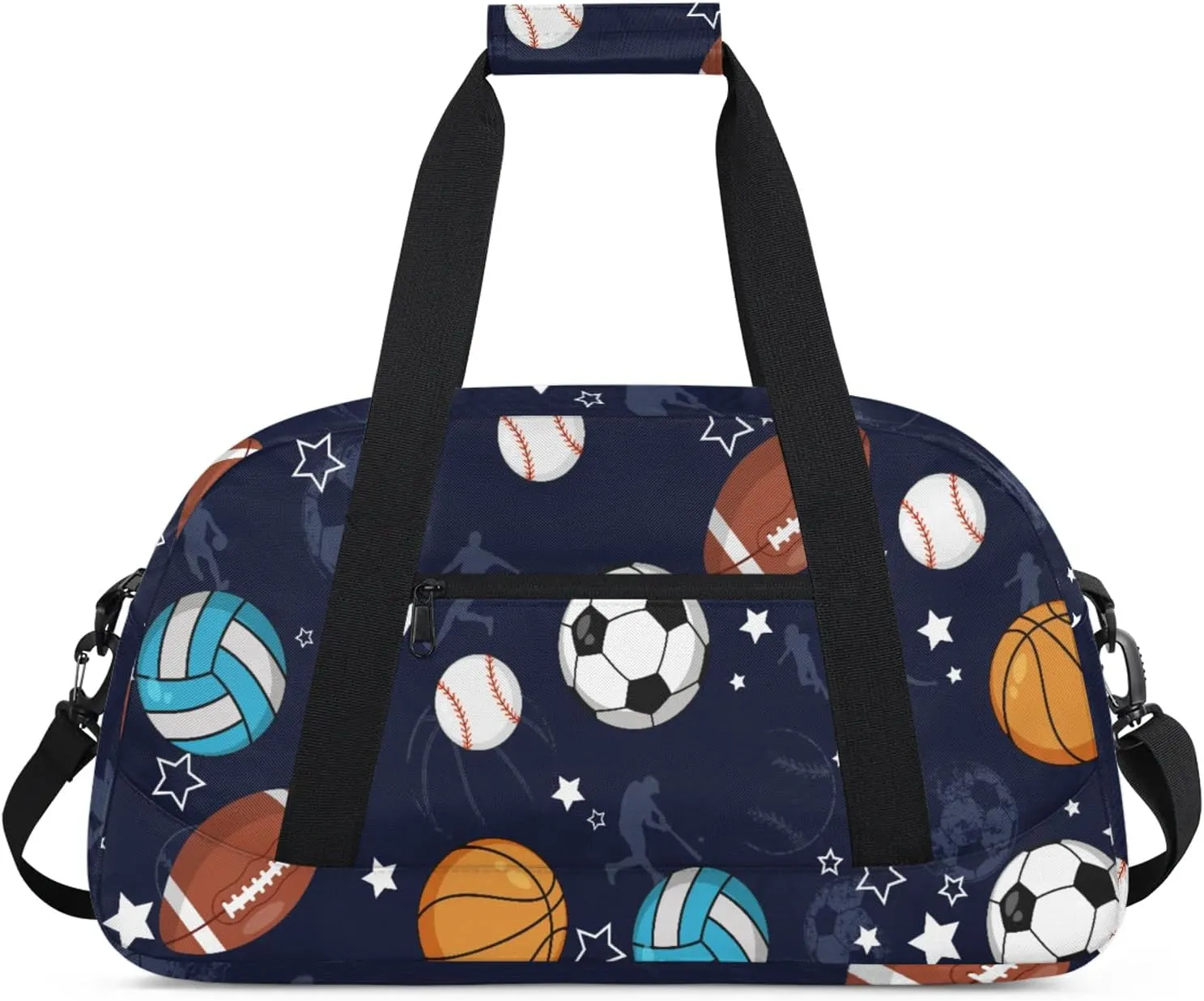 Kids Duffel Bag for Boys - Sport Gym Bag for Woman Man Weekender Overnight Bag Travel Duffle Bag Practice Workout Dance(Sport Ball)