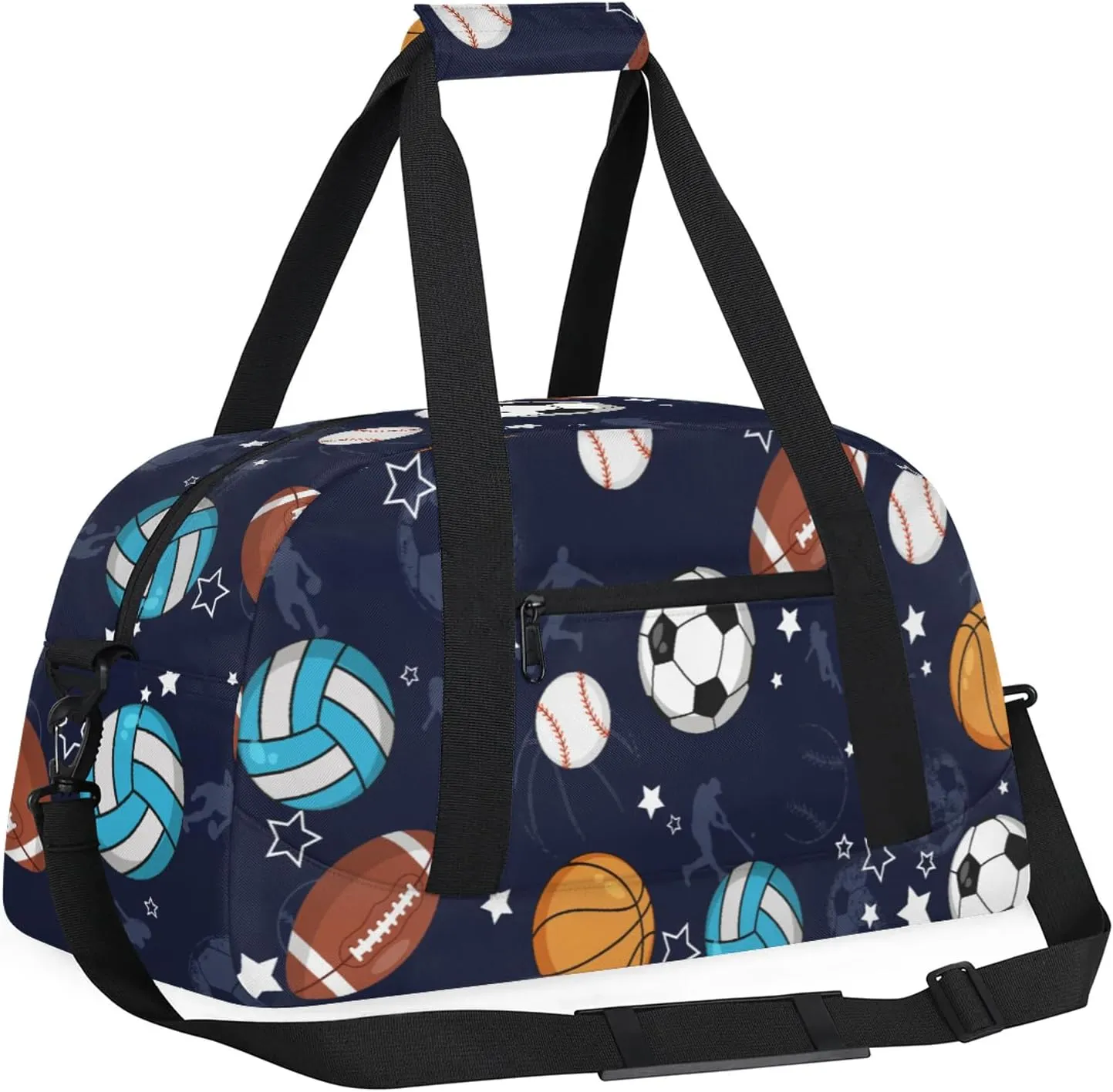 Kids Duffel Bag for Boys - Sport Gym Bag for Woman Man Weekender Overnight Bag Travel Duffle Bag Practice Workout Dance(Sport Ball)