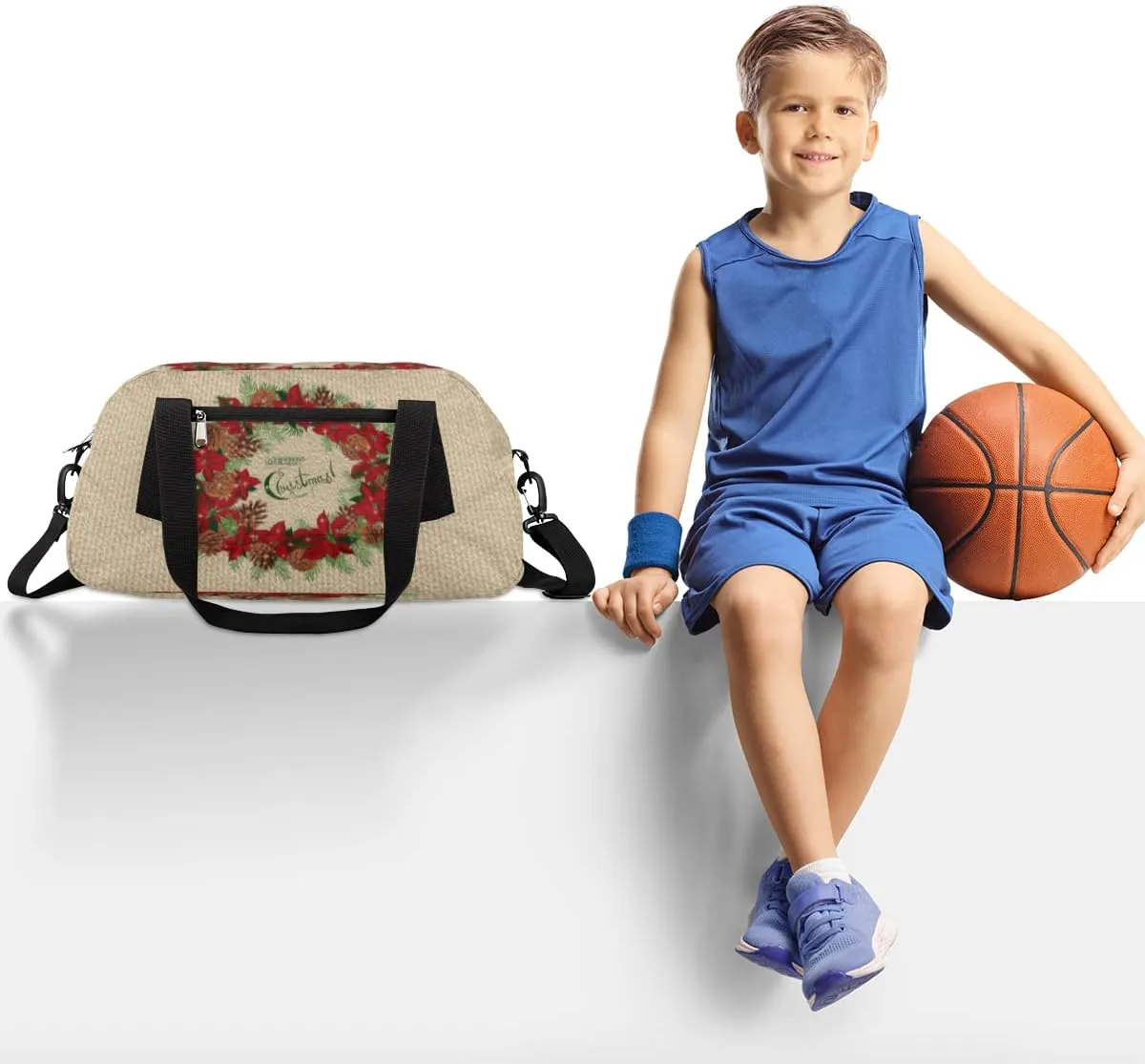 Kids Duffel Bag for Girls Boys Teen Dance Bag Overnight Small Duffel Bag Carry On Weekend Sports Gym Travel Bag, Multicolor 3