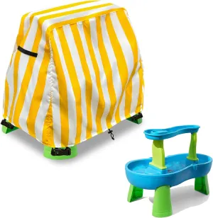 Kids Water Table Cover Fit Rain Showers Splash Pond Water Table,Waterproof Dust Proof Anti-UV Outdoor Toys Cover-Cover only