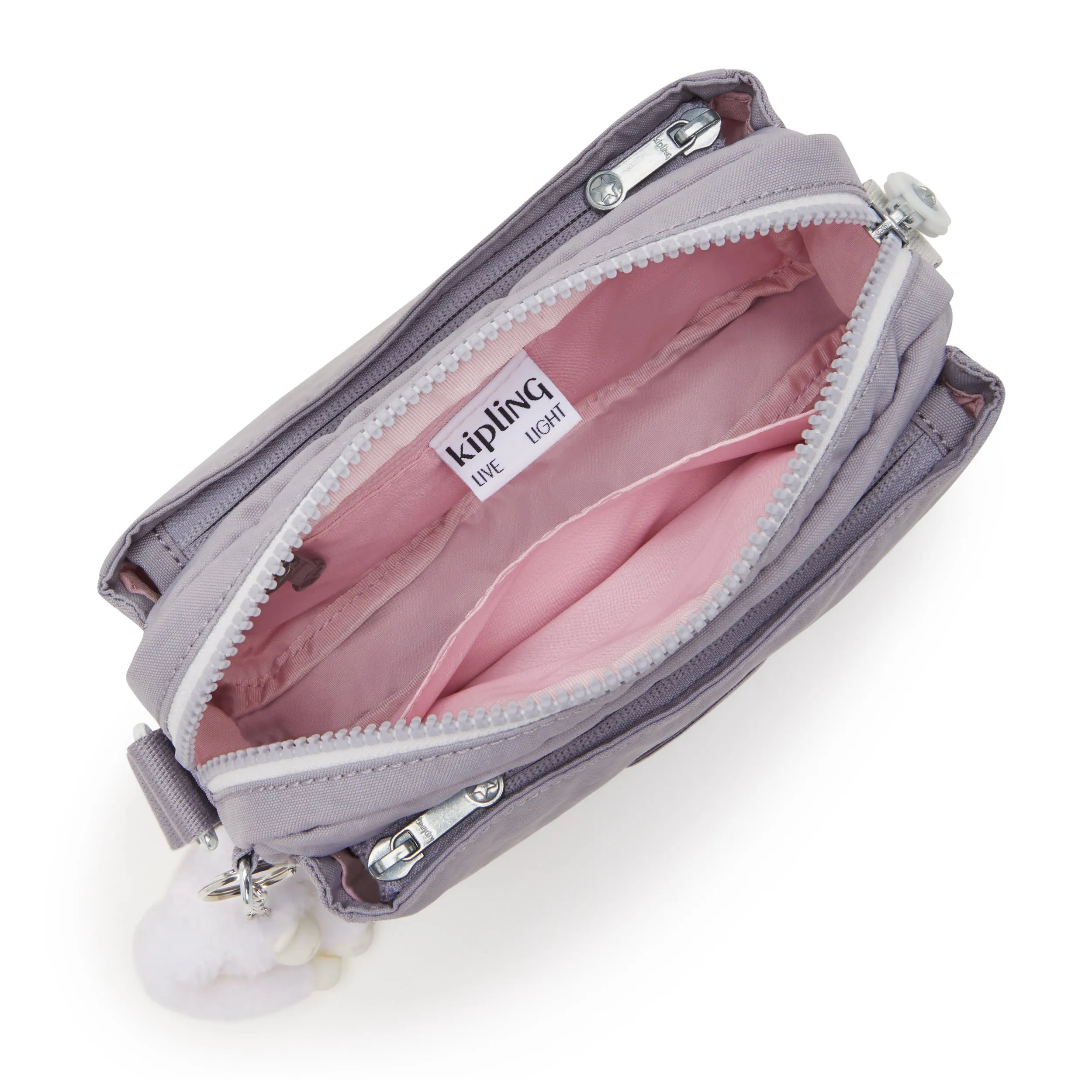 KIPLING-Abanu-Small crossbody-Tender Grey-I4208-1FB