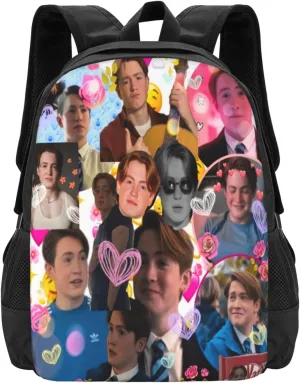 Kit Actors Connor Backpack Laptop Computer Backpacks Travel Bag Double Shoulder Daypack for Work Hiking 15.6 Inch