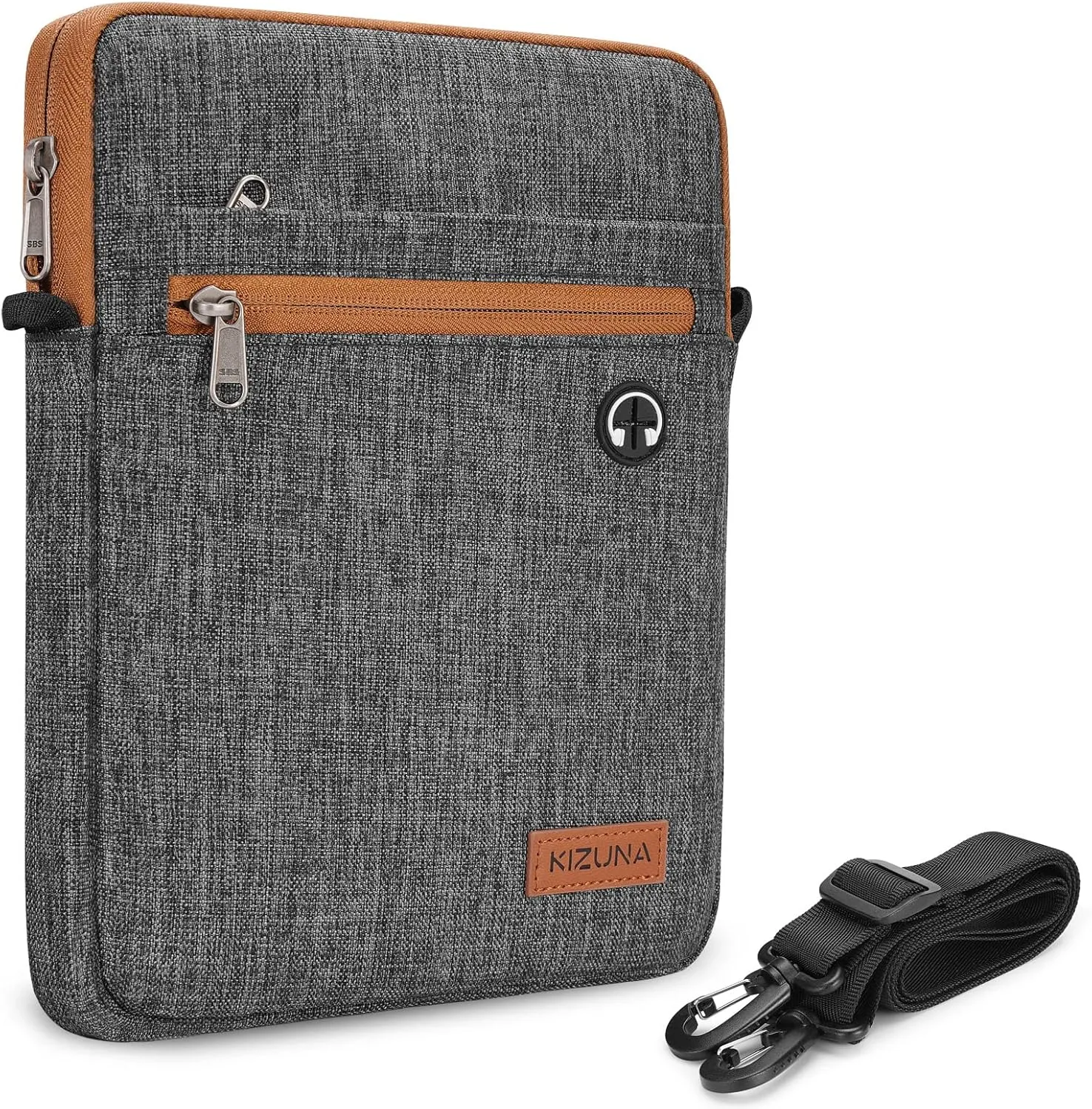 KIZUNA 10 Inch Tablet Sleeve Water Resistant Shoulder Messenger Laptop Bag for 9.7" 10.5" 11" iPad Pro/Apple 10.2" iPad/10 Surface Go/ 10.5" Surface Go 3/10.5" Samsung Galaxy Tab A S6/Huawei MediaPad