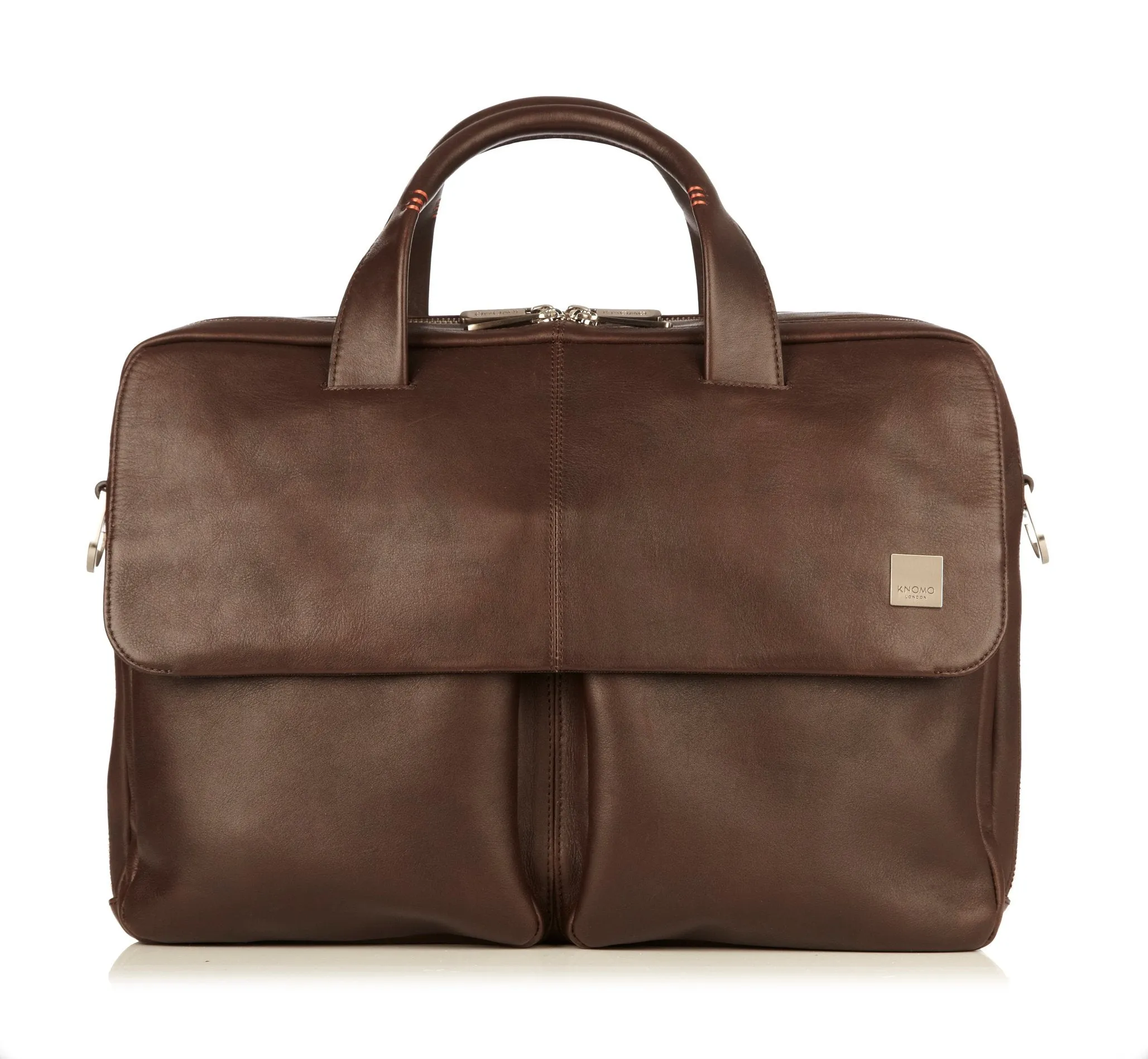Knomo London Warwick 15" Leather Laptop Bag