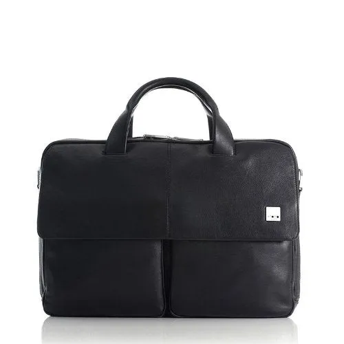 Knomo London Warwick 15" Leather Laptop Bag