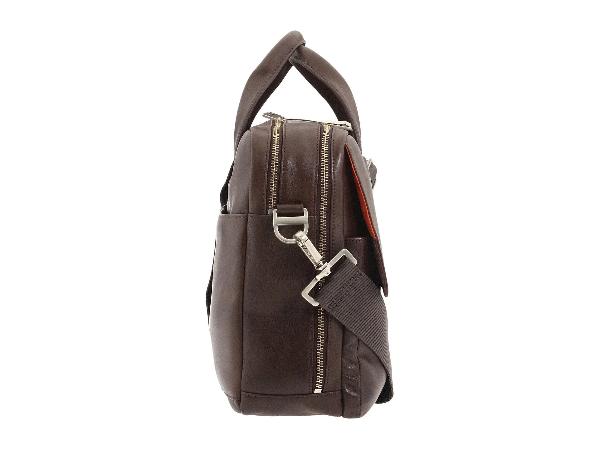 Knomo London Warwick 15" Leather Laptop Bag