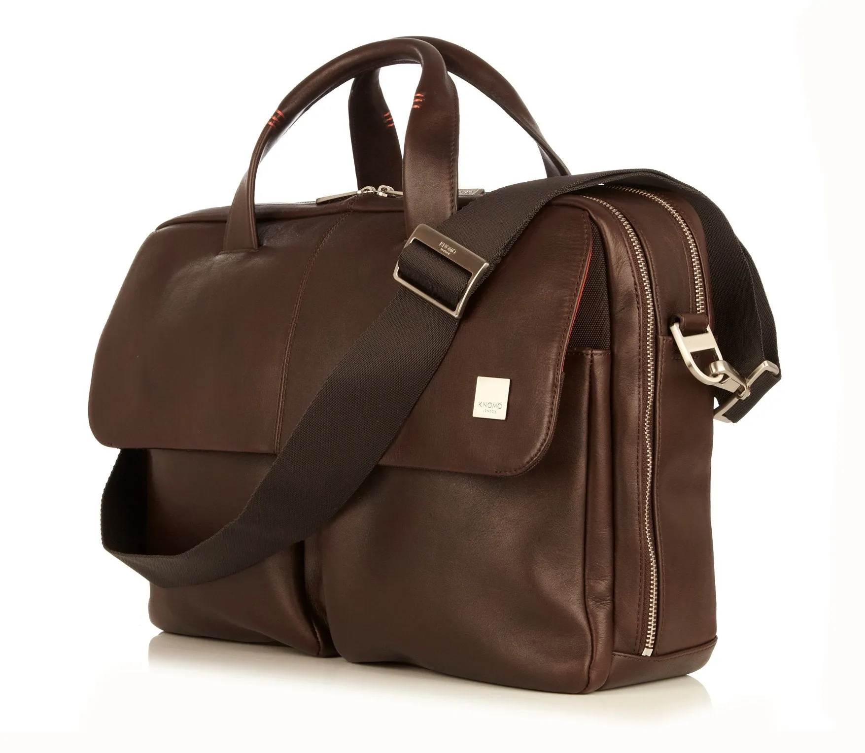 Knomo London Warwick 15" Leather Laptop Bag