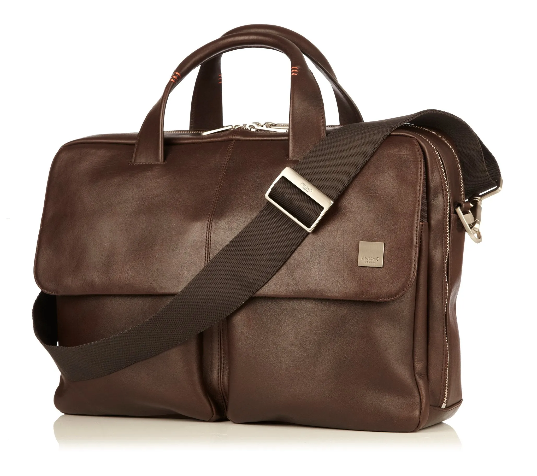 Knomo London Warwick 15" Leather Laptop Bag